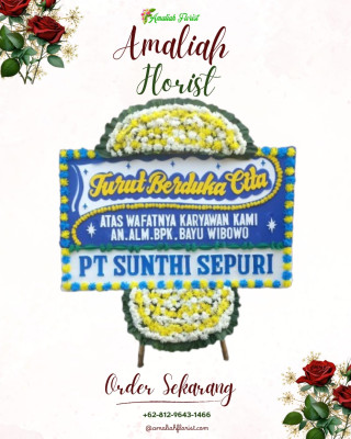 Papan Bunga Duka di Sriwidari