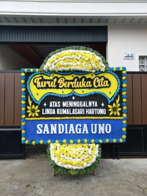 Papan Bunga Duka di Sriwidari